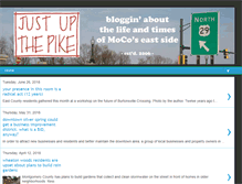 Tablet Screenshot of justupthepike.com